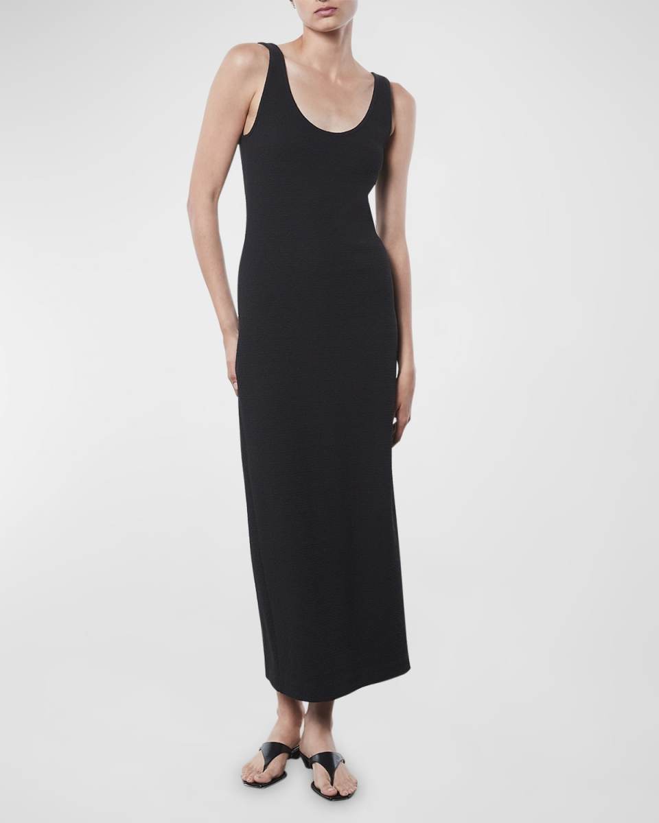 Textured Jacquard Tank Dress